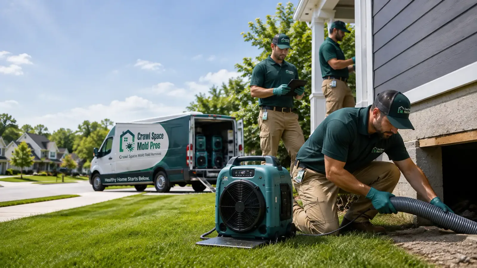 Crawl Space Mold Removal in Harvel, IL